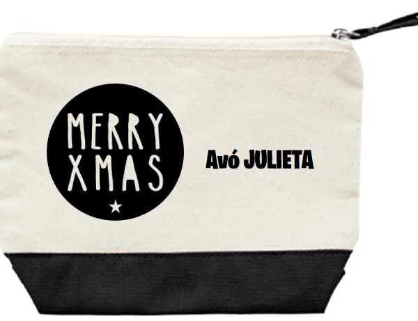 Bolsa multiusos - Merry Christmas com estrela