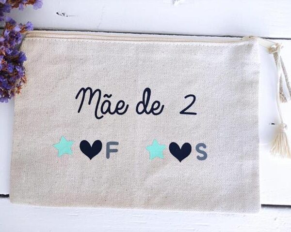 Bolsa Multiusos - Mãe de 2...com estrelas