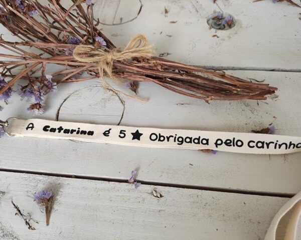 Fita Porta Chaves - Obrigado pelo carinho