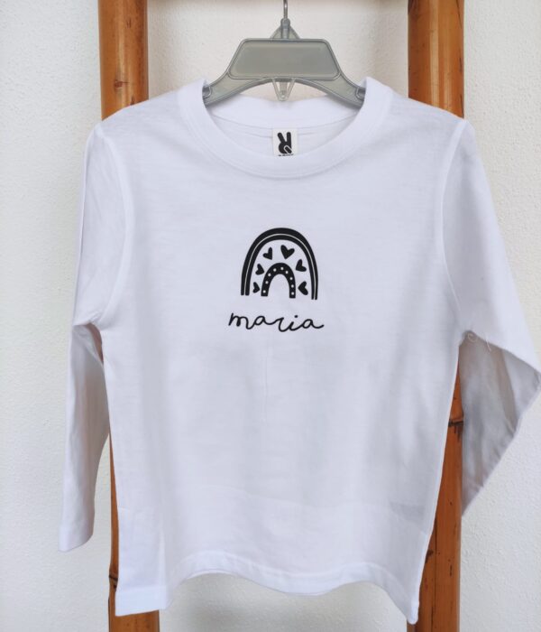 Longsleeve - Arco Iris com corações