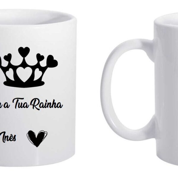 Caneca - Sou tua Rainha | És o meu Rei
