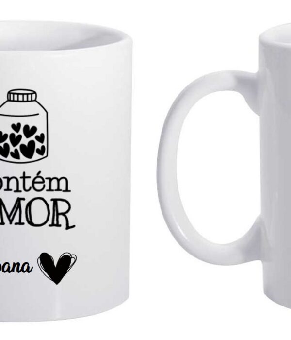 Caneca Personalizada - Contém Amor