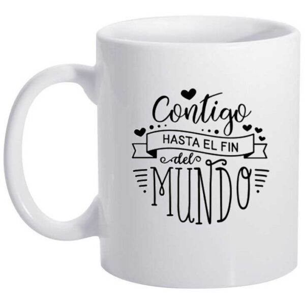 Caneca - Vou contigo até ao fim do mundo