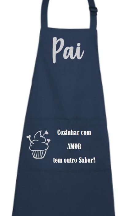 Avental - Cozinhar com Amor tem outro sabor