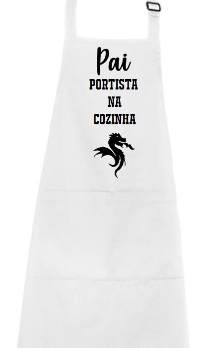 Avental - Pai Portista na cozinha