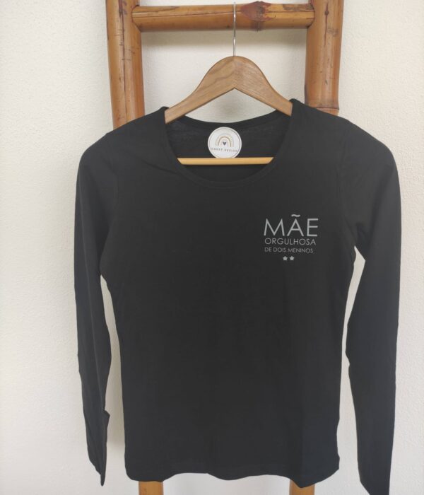 Longsleeve - Mãe orgulhosa de 2 meninos