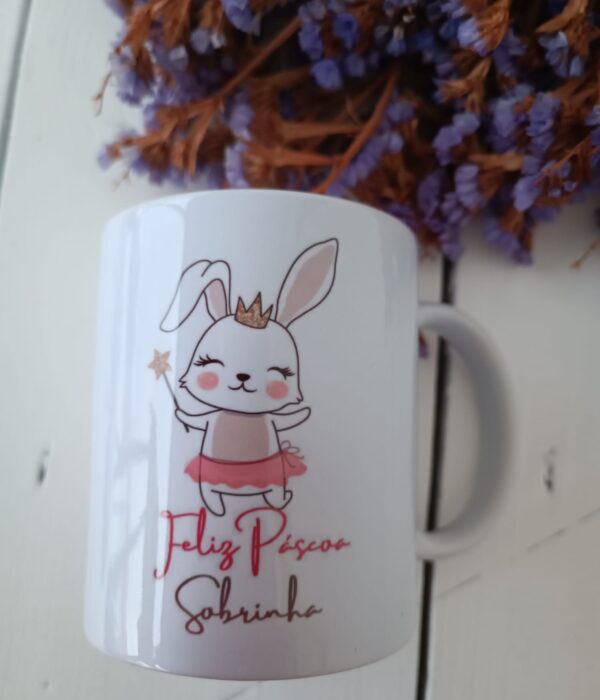 Caneca Personalizada - Feliz Páscoa Sobrinha