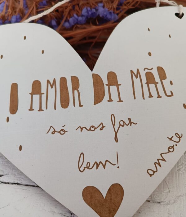 Bandeirola (pendente) - O AMOR da Mãe só nos faz bem