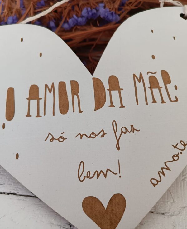 Bandeirola (pendente) - O AMOR da Mãe só nos faz bem
