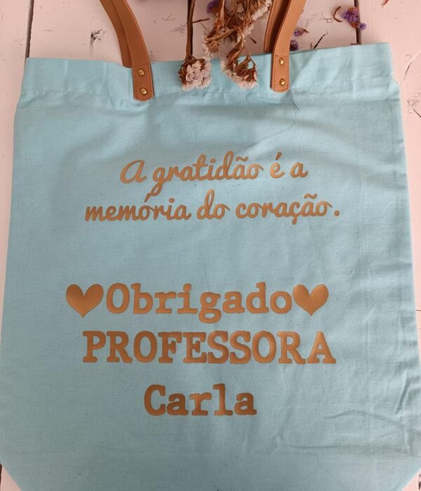 Saco Multiusos - A Gratidão é a memória do Coração - Obrigado...