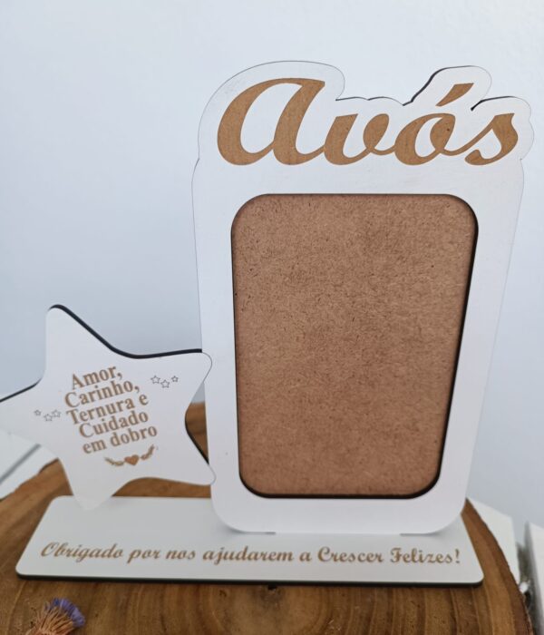 Moldura - Avós obrigado por nos ajudarem a crescer