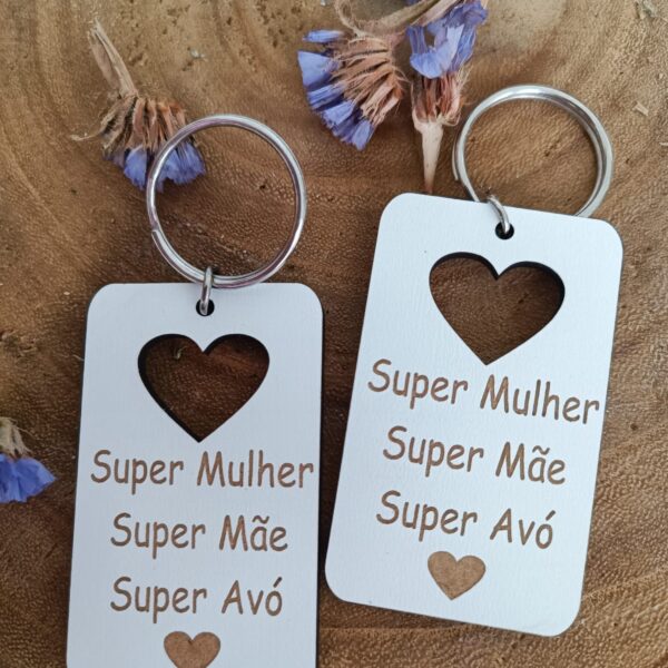 Porta Chaves - Super Mulher, Super Mãe, Super Avó