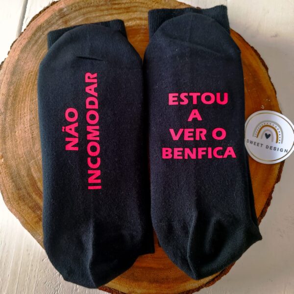 Meias - Não incomodar estou a ver o Benfica