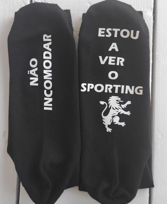 Meias - Não incomodar estou a ver o Sporting