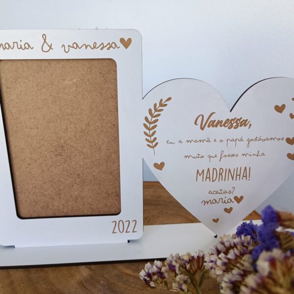 Moldura - Convite para Madrinha e Padrinho