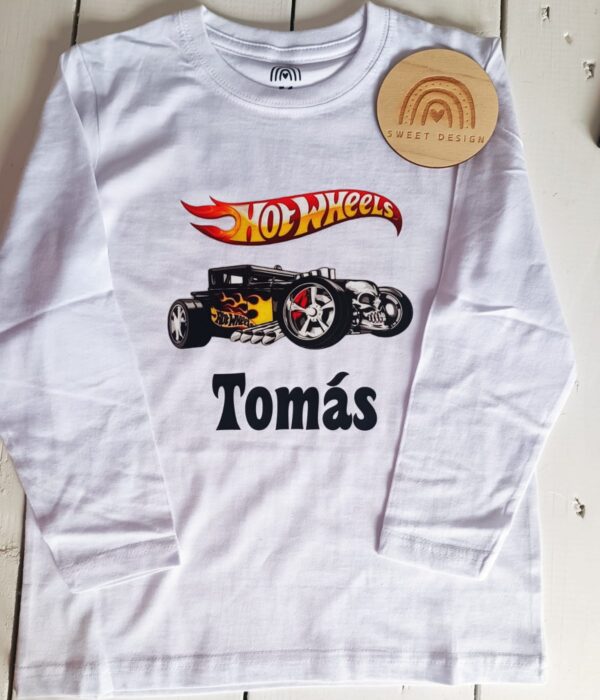 Longsleeve - Hot Wheels (com nome)