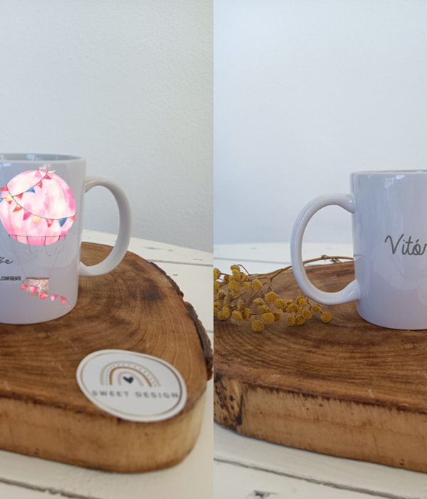 Caneca Personalizada - Mãe amiga, companheira, confiante