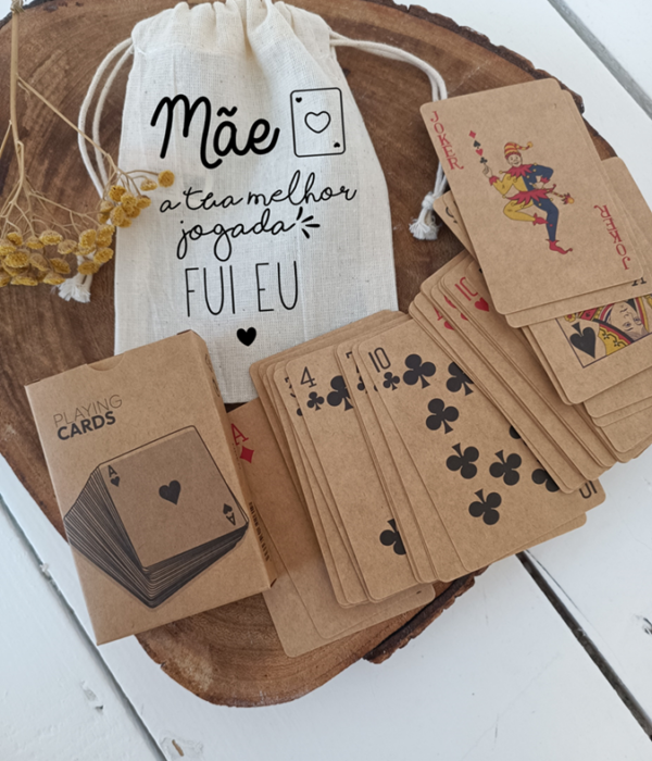 Baralho cartas - Mãe a tua melhor jogada fui eu