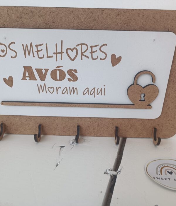 Chaveiro - Os melhores avós moram aqui