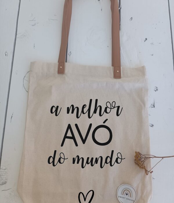 Saco Tote Bag - A melhor Avó do Mundo