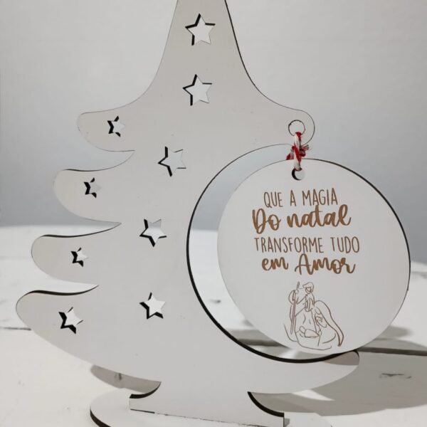 Árvore de Natal - Que a magia do Natal transforme tudo em Amor