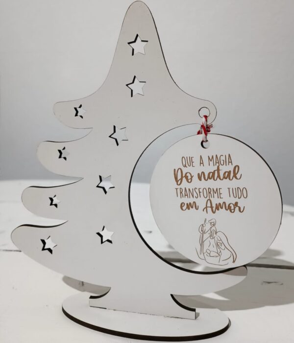 Árvore de Natal - Que a magia do Natal transforme tudo em Amor