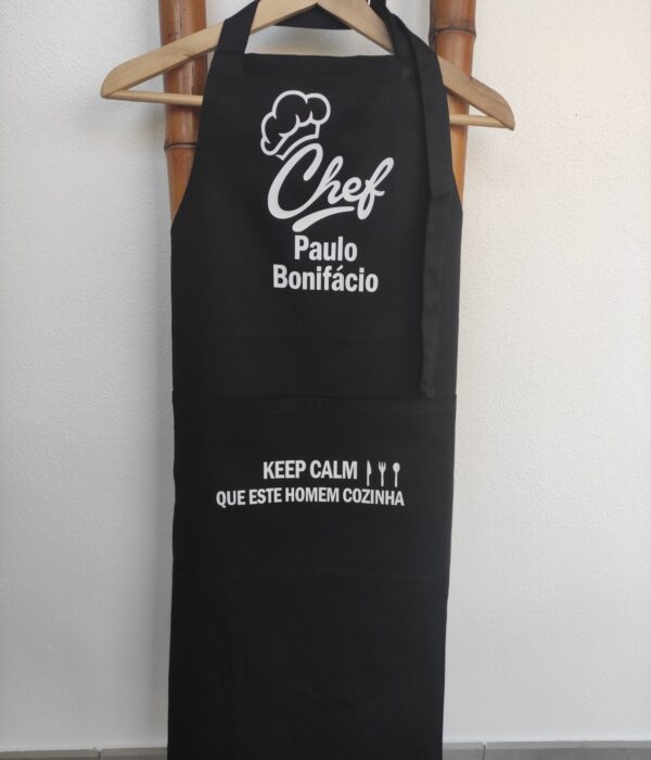 AVENTAL - KEEP CALM QUE ESTE HOMEM COZINHA