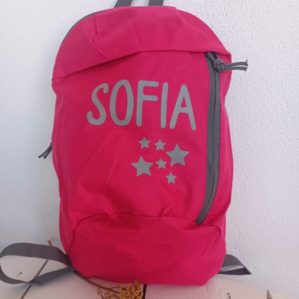 Mochila - Nome com estrelas