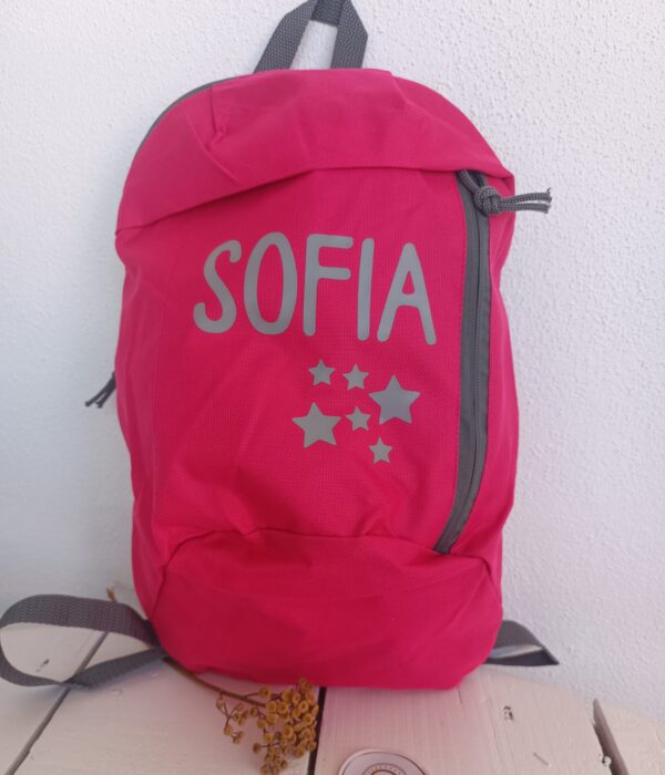 Mochila - Nome com estrelas