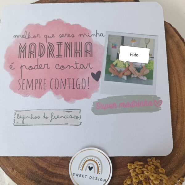 Tapete de Rato - Melhor que seres minha madrinha é poder contar contigo