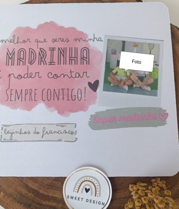 Tapete de Rato - Melhor que seres minha madrinha é poder contar contigo
