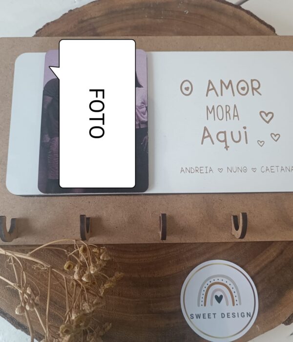 Chaveiro - Amor mora aqui