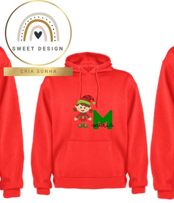 Sweat - Duendes com nome - Natal