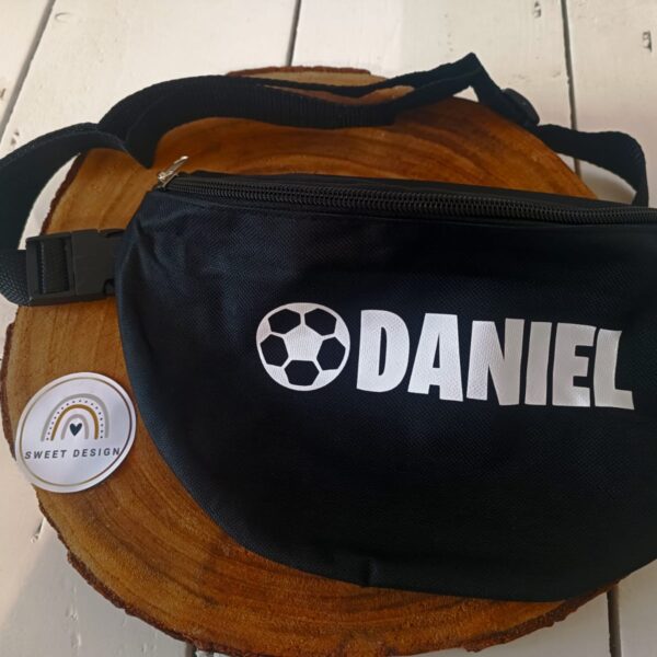 Bolsa de cintura - Bola de futebol com nome