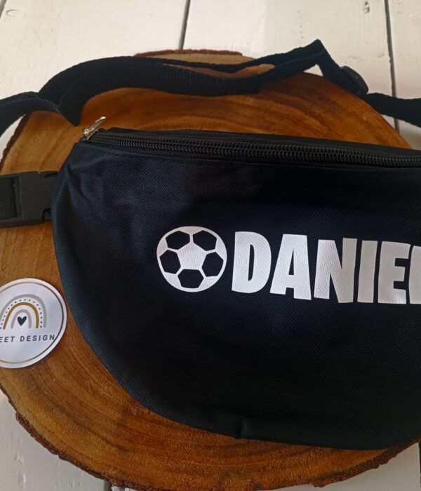 Bolsa de cintura - Bola de futebol com nome
