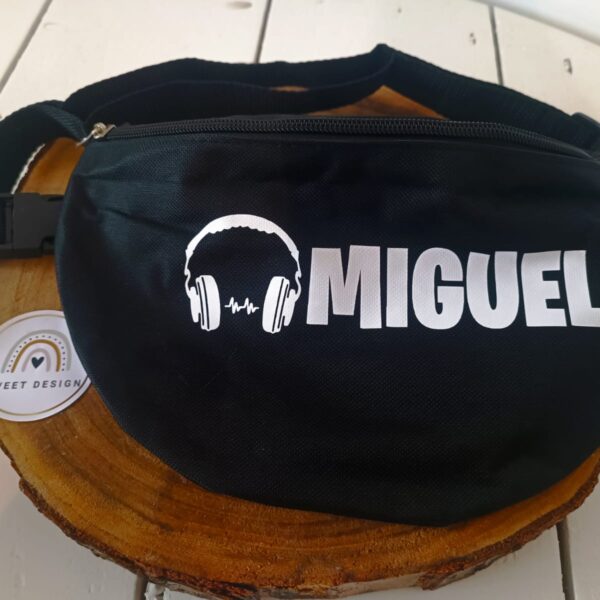 Bolsa de cintura - Fones de música com nome
