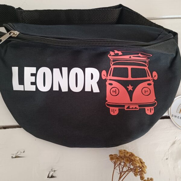 Bolsa de cintura - Carro pão de forma com nome 2