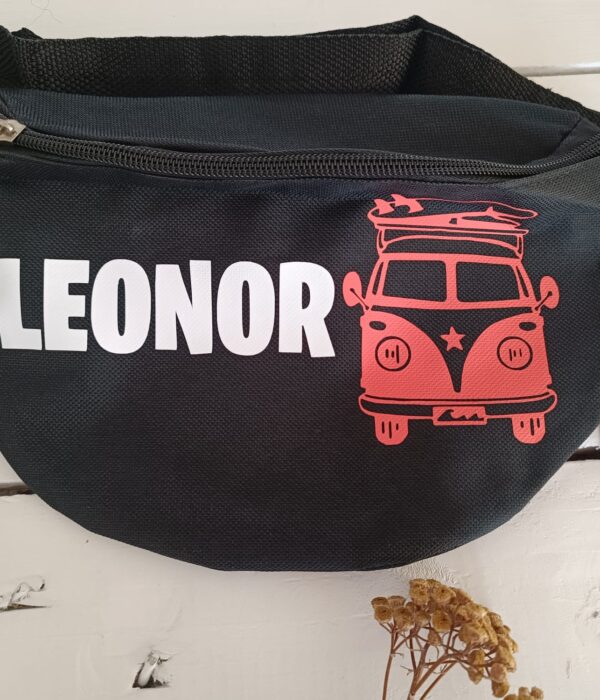 Bolsa de cintura - Carro pão de forma com nome 2