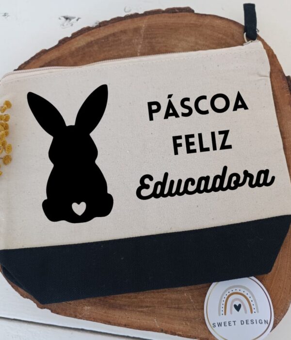 Bolsa Multiusos - Páscoa Feliz (com nome)