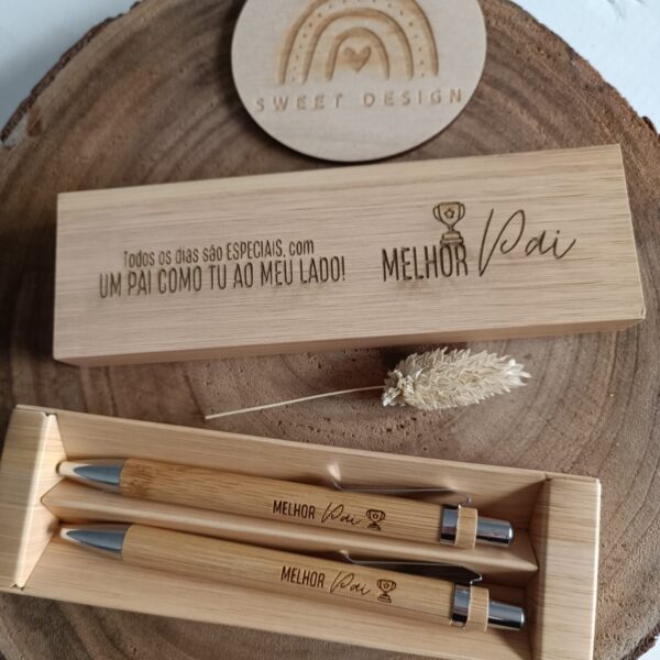 Caneta e lapiseira - Estojo com caneta e lapiseira - Todos os dias são especiais com um Pai como tu a meu lado