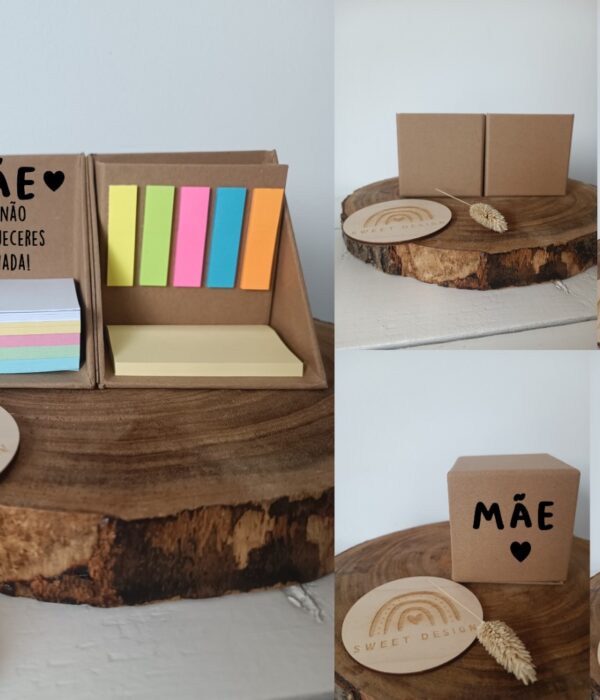 Conjunto de Escritório em cubo - Mãe para não te esqueceres de nada