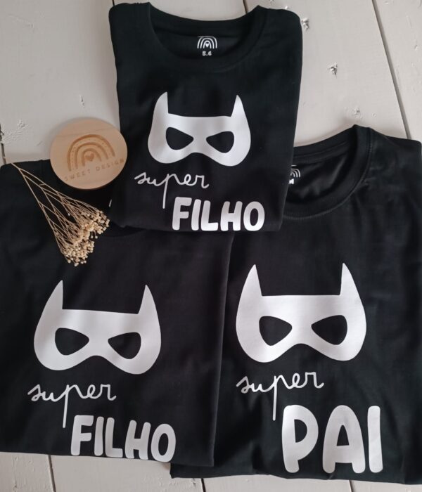 Pack Familia - Super Pai/Super Filho/Super Filha