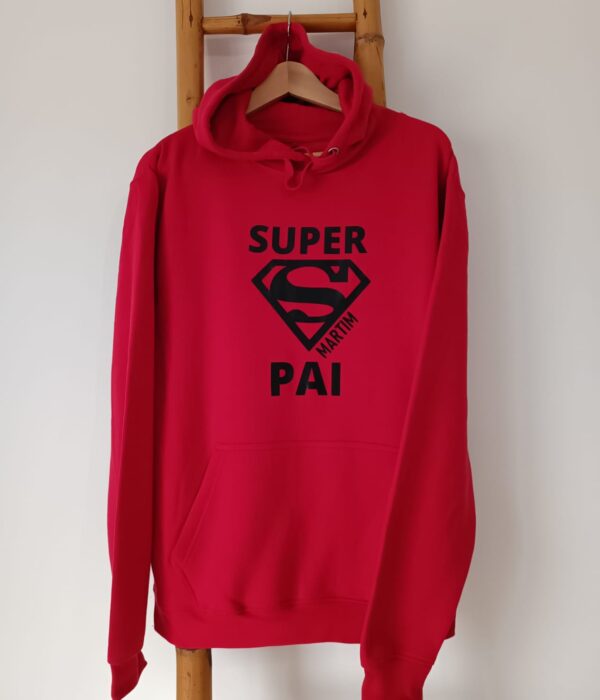 Sweat - Super Pai (com nome do filho)