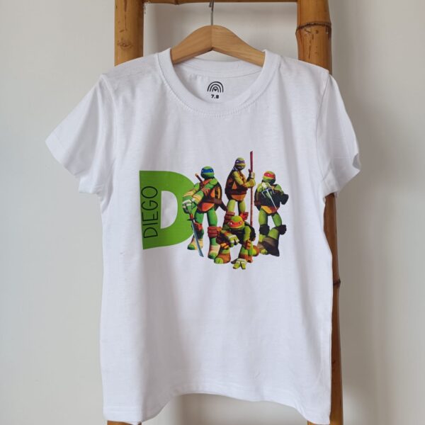 T-Shirt - Tartarugas Ninja com nome_2
