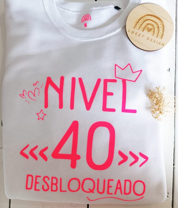 T-Shirt - Nível 40 desbloqueado (quarenta anos)