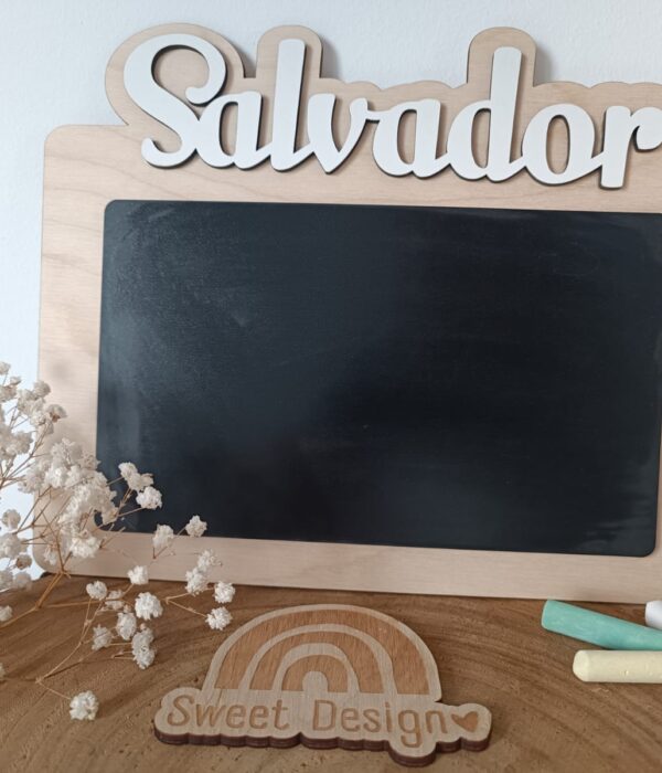 Quadro em ardósia com nome