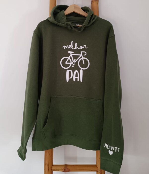 Sweat - Melhor Pai com nome dos filhos na manga (com bicicleta)_2