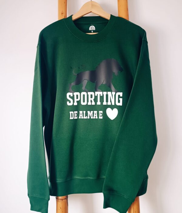 Sweat sem capuz - Sporting de Alma e Coração