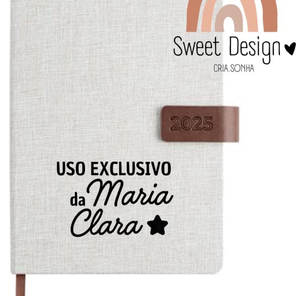 Agenda - Uso Exclusivo da (com nome)