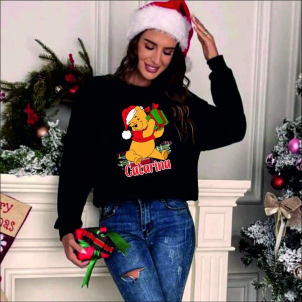 Pack Familia - Ursinho Pooh com presente de Natal (com nome) - Natal